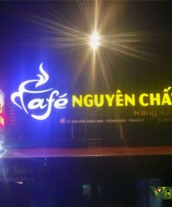 Bảng hiệu quảng cáo quán cà phê trà sữa nước ép trái cây daklak